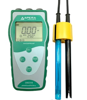 Máy đo đa chỉ tiêu pH/ độ dẫn/ TDS/ nhiệt độ cầm tay Apera SX823-B